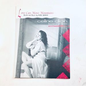 Celine Dion Sheet Music Love Can Move Mountains